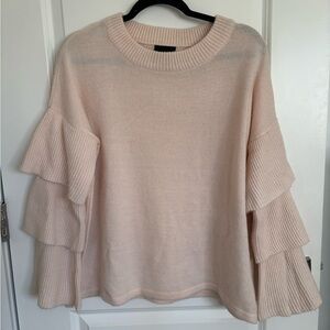 Lumiere Sweater with Ruffled Sleeves